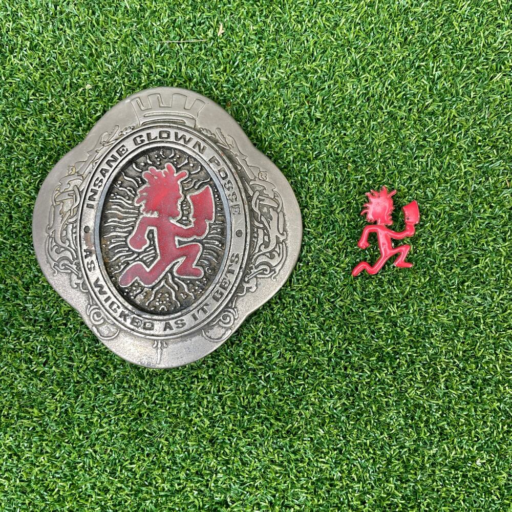 2008 Insane Clown Posse Wicked As it Gets Hatchetman Belt Buckle with Charm